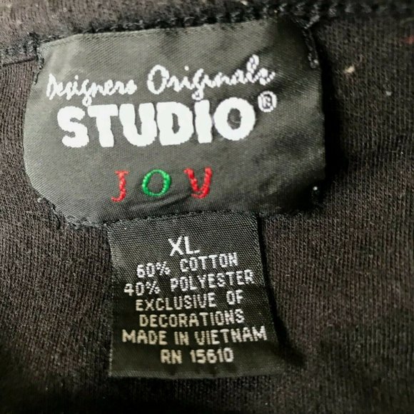 Cardinal Long Sleeve Pullover top XL Redbird Embroidered Designers Orig… - Picture 12 of 12